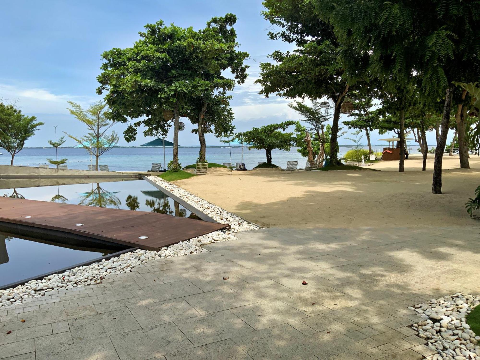 Dominiks Stylish Resort Gem Ocean View Pool Queen Bed At Tambuli 8 Floor Fast Wifi Мактан Екстер'єр фото
