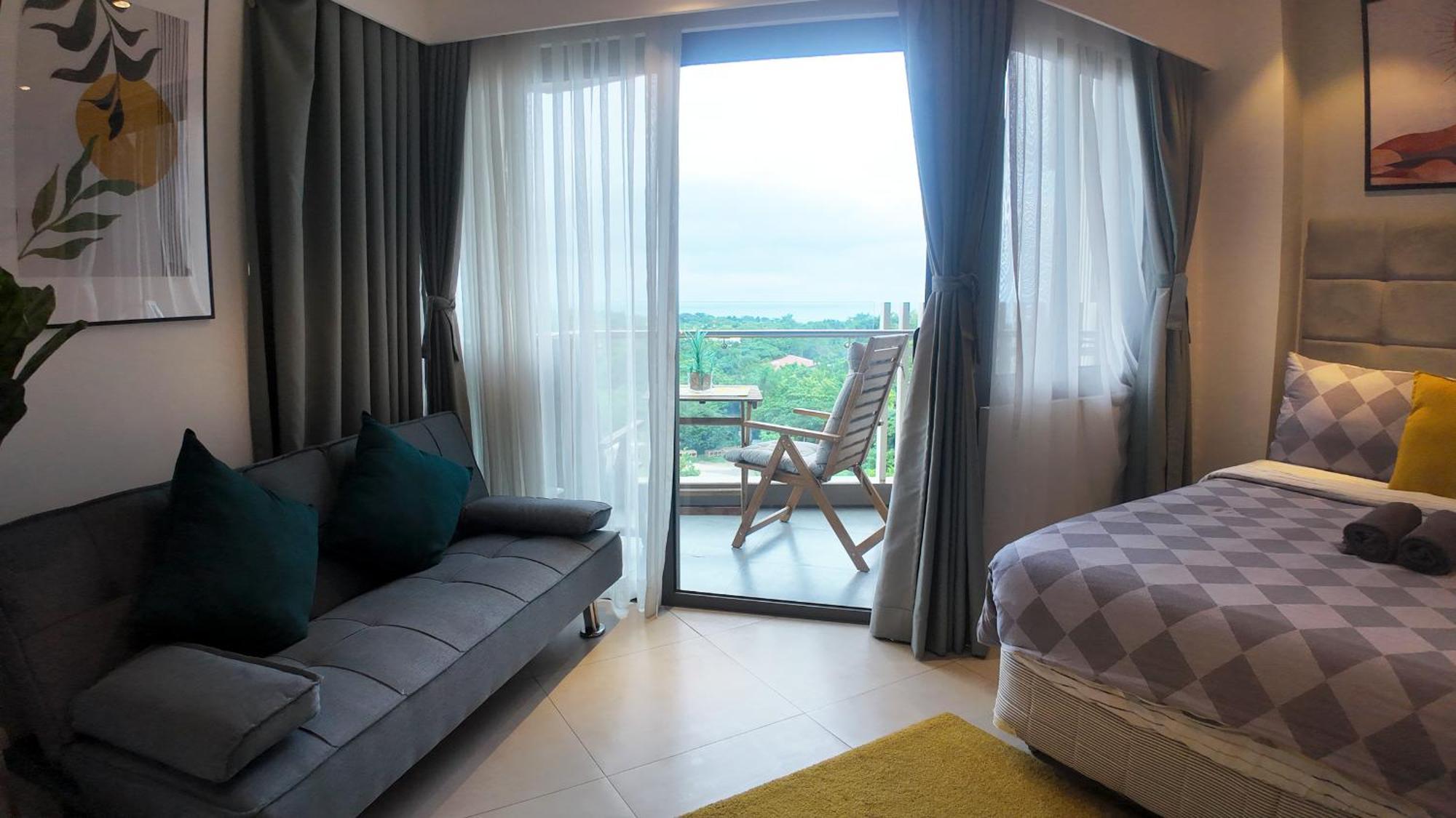 Dominiks Stylish Resort Gem Ocean View Pool Queen Bed At Tambuli 8 Floor Fast Wifi Мактан Екстер'єр фото